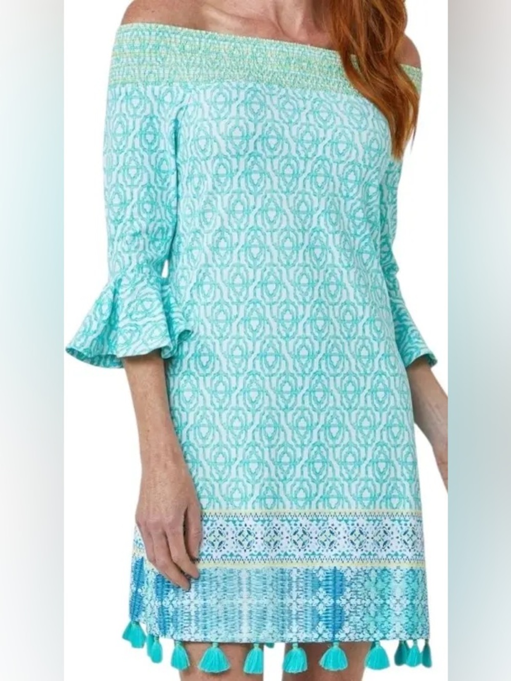 NWT Cabana Life Coastal Cottage Blue White Size Small Retail $138